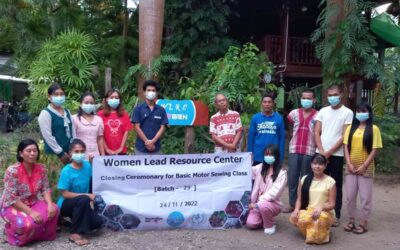 အခြေခံမော်တာ စက်ချုပ်သင်တန်း အပတ်စဉ် (၂၃) သင်တန်းဆင်းပွဲ