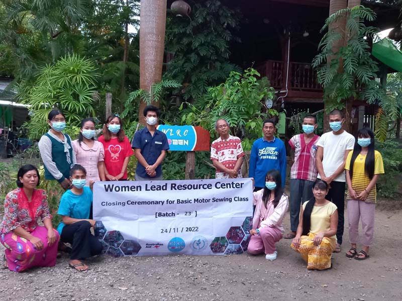 New Myanmar Foundation Sewing Training