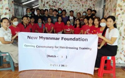 အမျိုးသမီး၊ အမျိုးသား ဆံပင်အလှပြုပြင်ရေးသင်တန်း အပတ်စဉ် (၃) ဖွင့်လှစ်ခြင်း