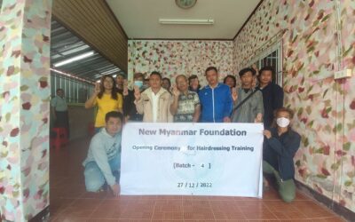 အမျိုးသားဆံပင်အလှပြုပြင်ရေးသင်တန်း အပတ်စဉ် ( ၄ ) ဖွင့်လှစ်ခြင်း