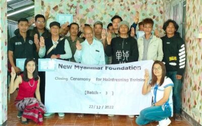 အမျိုးသား ဆံပင်ညှပ်သင်တန်း အပတ်စဉ် (၃) သင်တန်းဆင်းပွဲ ကျင်းပ