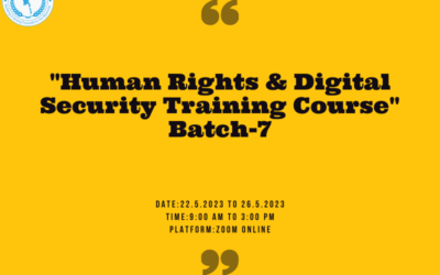 လူ့အခွင့်အရေးအခြေခံ အမြင်ဖွင့်သင်တန်းအတွက် သင်တန်းသားများ ခေါ်ယူခြင်း