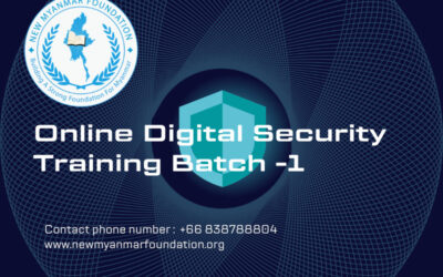Online Digital Security  သင်တန်းအပတ်စဥ်(၁)တက်ရောက်ခွင့်ရရှိသူများအား ရွေးချယ်ပြီးစီးကြောင်း ကြေငြာခြင်း