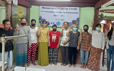 အခမဲ့အခြေခံမော်တာ စက်ချုပ်သင်တန်းအပတ်စဉ် (၂၉) သင်တန်း ဖွင့်ပွဲ