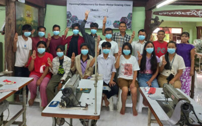 အခမဲ့အခြေခံမော်တာ စက်ချုပ်သင်တန်းအပတ်စဉ် (၃၃) သင်တန်း ဖွင့်ပွဲ