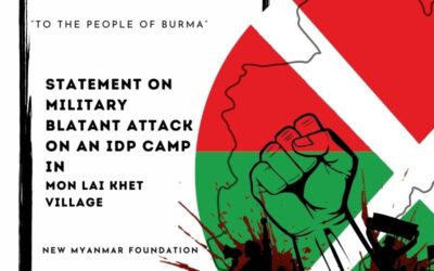 Statement Regarding the Military’s Blatant Attack on an IDP Camp