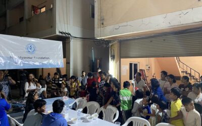 New Myanmar Foundation မှ ထိုင်း-မြန်မာနယ်စပ်ရှိ ပြည်တွင်း၌ ဒီမိုကရေစီရေးနှင့် လူ့အခွင့် အရေးလှုပ်ရှားဆောင်ရွက်မှုကြောင့် ထွက်ပြေးတိမ်းရှောင်လာသူများနှင့် မိသားစုများအတွက် နှစ်သစ်ကူးအကြို ပွဲကျင်းပပေးခြင်း