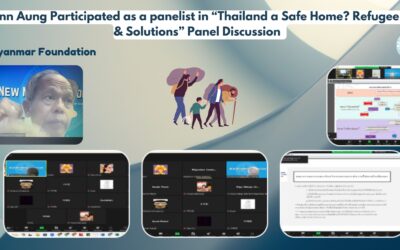 Attending Panel: Is Thailand a Safe Home? Refugee Crisis & Solutions by NMF’s ED Dr. Sann Aung