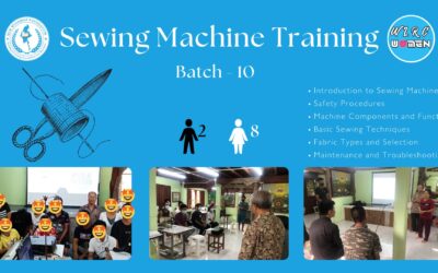 Sewing Machine Training Batch 10 (July 1 to July 5, 2022)