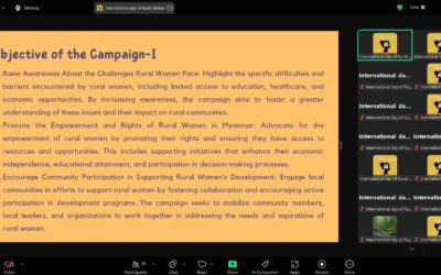 Conducting International Day of Rural Women Awareness Sharing