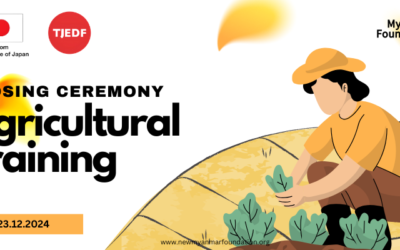 New Myanmar Foundation ၏ အခမဲ့စိုက်ပျိုးရေးသင်တန်း အပတ်စဉ် (၂)သင်တန်းပိတ်ပွဲ အခမ်းအနား