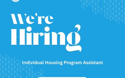 Individual Housing Program Assistant ရာထူးအတွက် လျှောက်လွှာများ ခေါ်ယူခြင်း