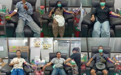 မဲဆောက်ရဲစခန်းမှ သေနတ်ပစ်ခံရသော ရဲတပ်ကြပ်ကြီးအတွက် New Myanmar Foundation မှ ဦးစီး၍ သွေးလှူဒါန်းခြင်း