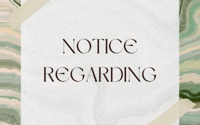 Notice Regarding Board Membership